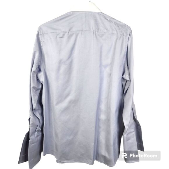 Emanuel Berg Mens Custom Long Sleeve Button Down Dress Shirt Size Large - Picture 2 of 8